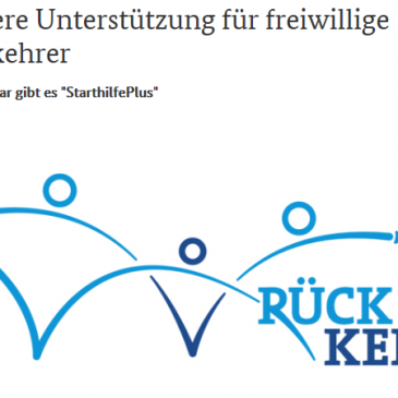Stär­ke­re Un­ter­stüt­zung für frei­wil­li­ge Rück­keh­rer